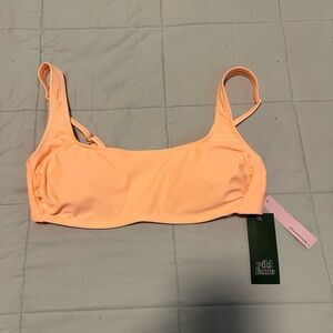 NWT wild fable orange Bikini Top, medium